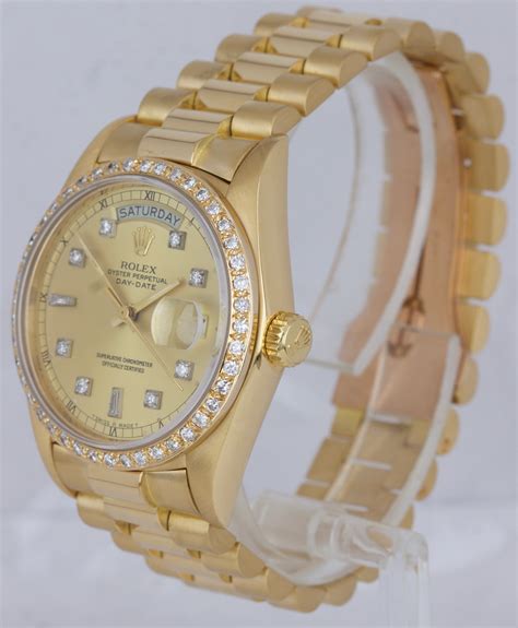 gold rolex daydate|rolex gold day date 36mm.